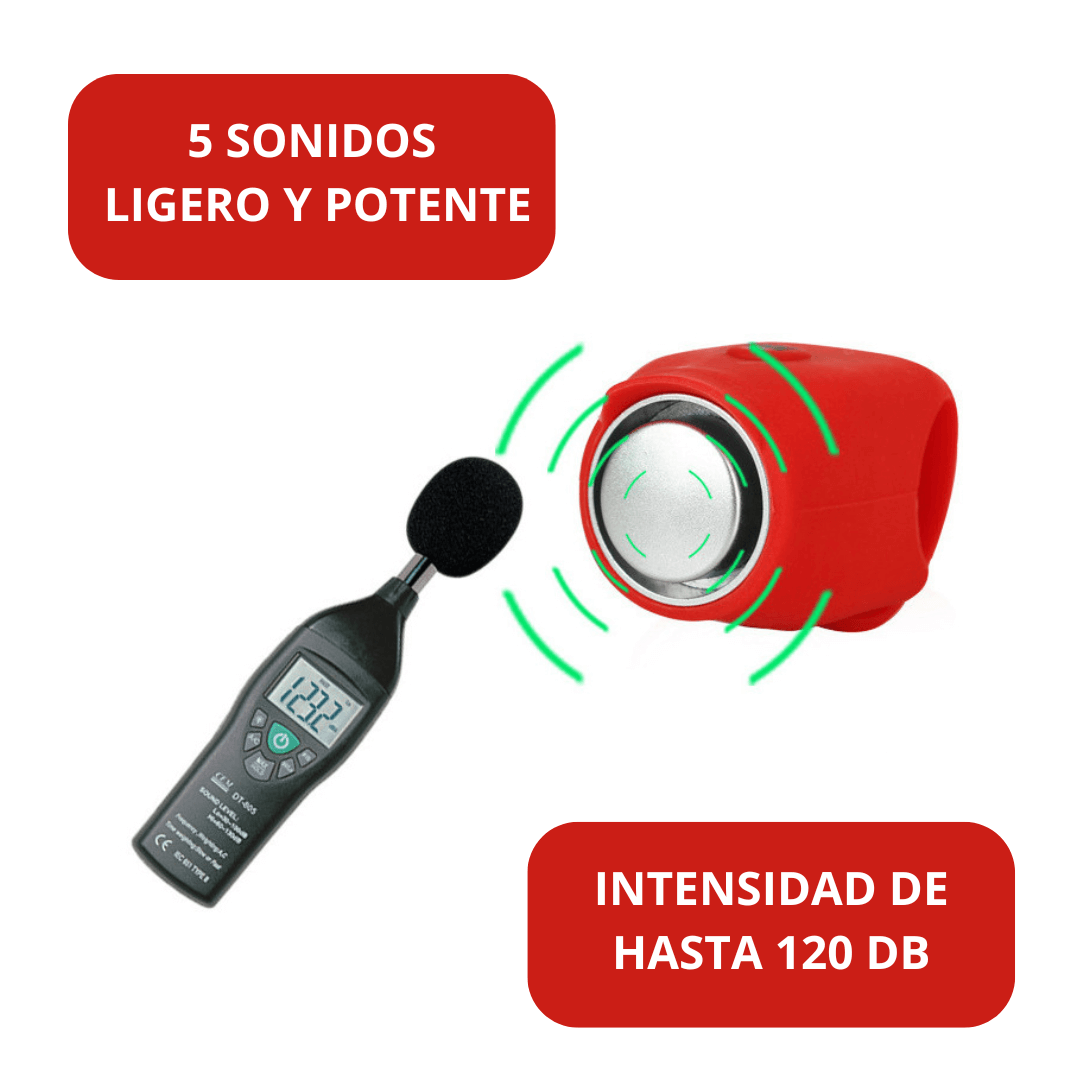 ¡2X1! POTENTE BOCINA PARA BICICLETAS